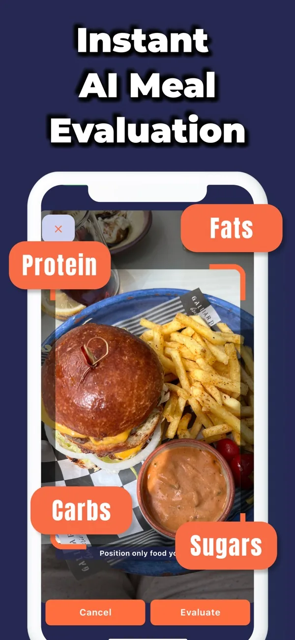 Screenshot illustrating: AI Meal Capture in Seconds